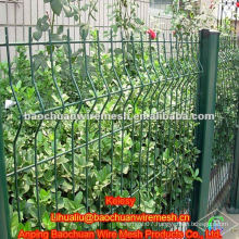 Welded bending green garden fence